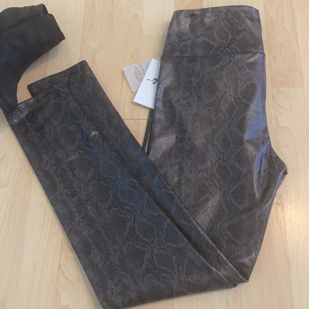 7 For All Mankind Faux Leather Leggings
